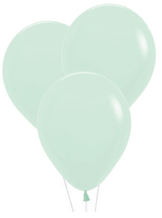 Sempertex 11" Pastel Matte Green  Balloons