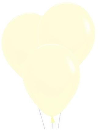 Sempertex 11" Pastel Matte Yellow  Balloons