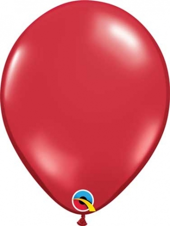 Q   Jewel Ruby Red balloons QUALATEX