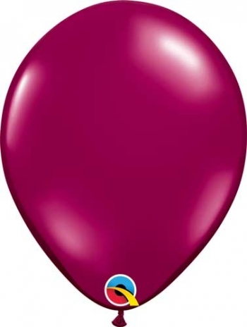 Q   Jewel Sparkling Burgundy balloons QUALATEX