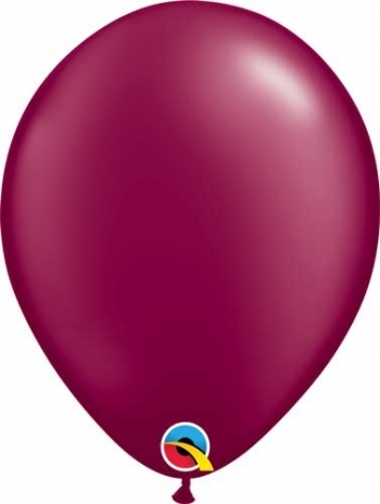 Q   Pearl Burgundy balloons QUALATEX