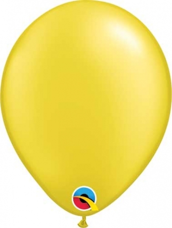 Q   Pearl Citrine Yellow balloons QUALATEX