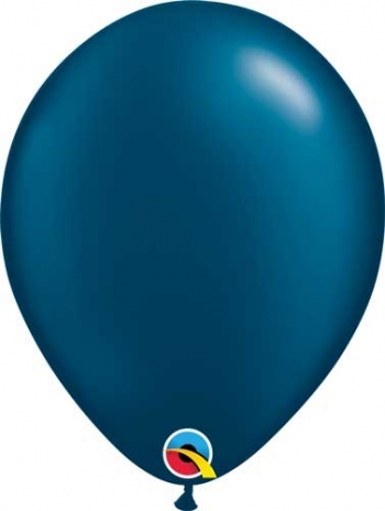Q (100) 11" Pearl Midnight Blue balloons latex balloons