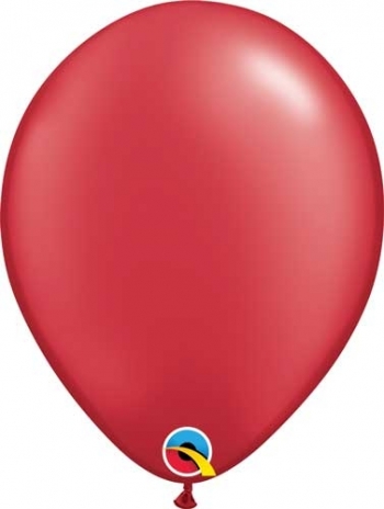 Q   Pearl Ruby Red balloons QUALATEX