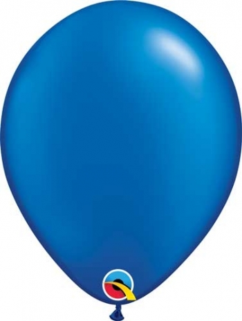 Q (100) 11" Pearl Sapphire Blue balloons latex balloons
