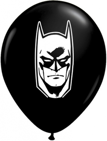 Q   Batman Face Black balloons QUALATEX