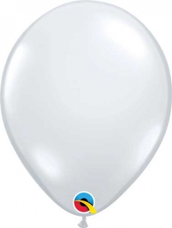 Qualatex 5" Jewel Diamond Clear  Balloons