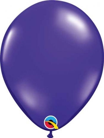 Q   Jewel Quartz Purple balloons QUALATEX