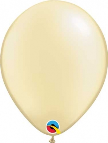 Q   Pearl Ivory balloons QUALATEX