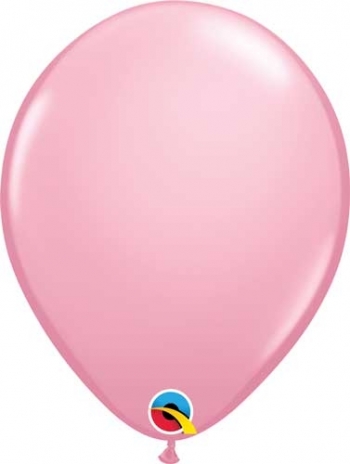 Q (100) 5" Standard Pink balloons latex balloons