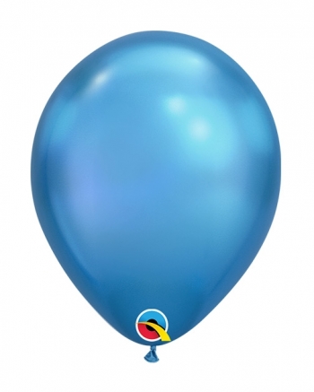 Q   Chrome Blue Balloons balloons QUALATEX