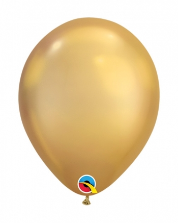 Q   Chrome Gold balloons QUALATEX