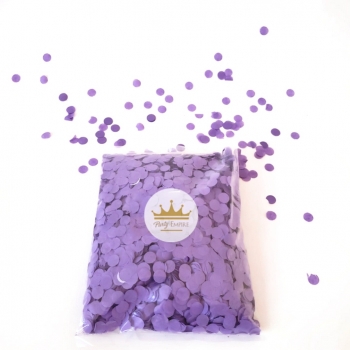 1cm Round Tissue Paper Lilac Confetti