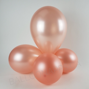 BET (100) 11" Metallic Rose Gold balloons latex balloons
