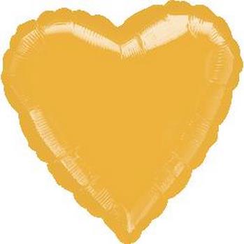 18" Foil Heart - Gold balloon foil balloons