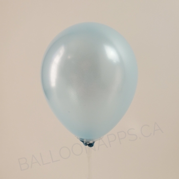Q (100) 11" Pearl Light Blue balloons latex balloons