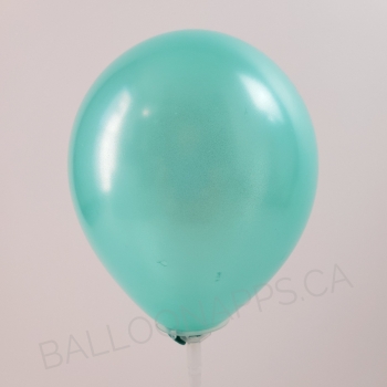 Q (100) 11" Pearl Mint Green balloons latex balloons