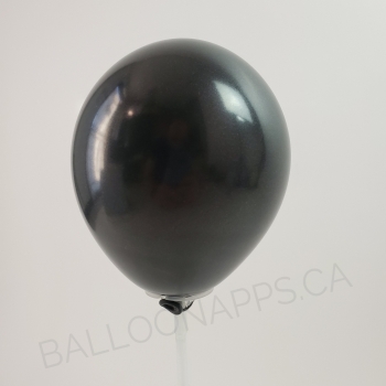 Qualatex 11" Pearl Onyx Black  Balloons