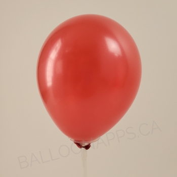 Q (100) 11" Pearl Ruby Red balloons latex balloons