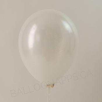Q (100) 11" Pearl White balloons latex balloons
