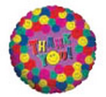 9" Foil - Thank You - Air Airfill Heat Seal Required balloon foil balloons