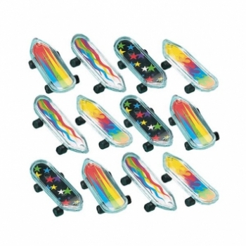 (12) 2" Skateboards party supplies