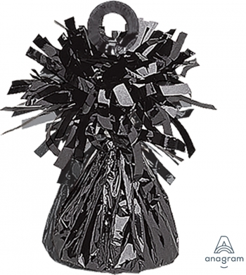 (12) Foil Weights - 6 oz - Black balloon accessories