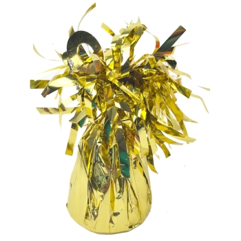 (12) Foil Weights 6 oz Lt Gold balloon accessories