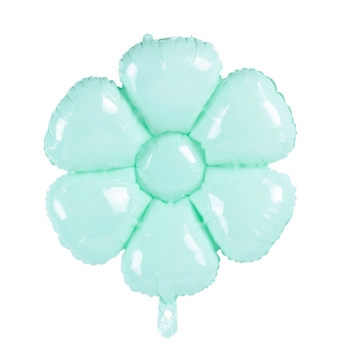 15" Daisy Flower Tiffany Green  Balloon Air-Fill unpacked foil balloons