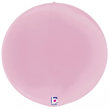 15" Pastel Pink Globe Foil Orbz Balloon foil balloons