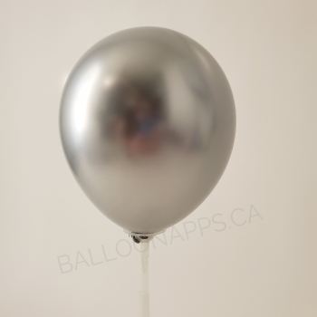 Q (100) 11" Chrome Silver Balloons balloons latex balloons