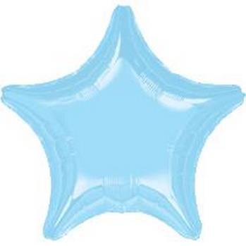 32" Foil Star Metallic Pearl Pastel Blue balloon foil balloons