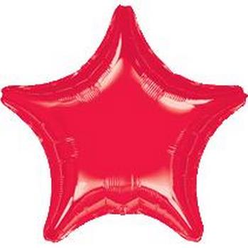 32" Foil Star Metallic Red balloon foil balloons