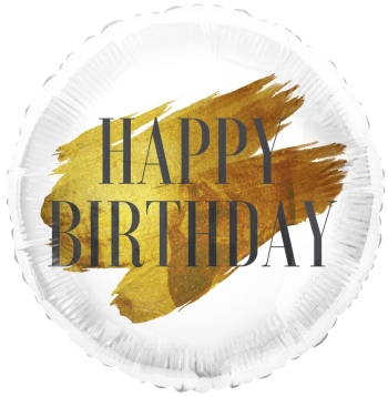 24K Happy Birthday balloon TUF-TEX