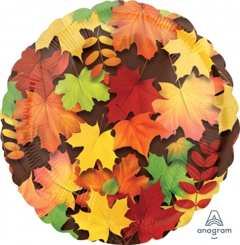 Autumn Colorful Leaves Fall Thanksgiving balloon ANAGRAM