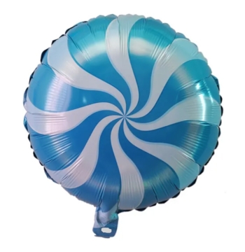 18" Blue Candy Swirl balloon foil balloons