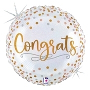 18" Congrats Confetti Grad Balloon  Balloon