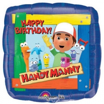 18" Foil - Happy Birthday Handy Manny and Friends balloon foil balloons