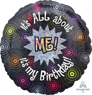 Foil - It's All About Me It's My Birthday ANAGRAM