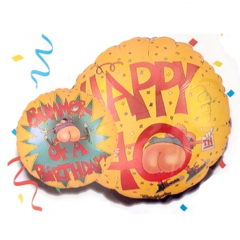18" Foil - Birthday - 40th Bummer balloon foil balloons