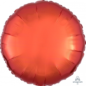 Foil Circle - Orange balloon ANAGRAM