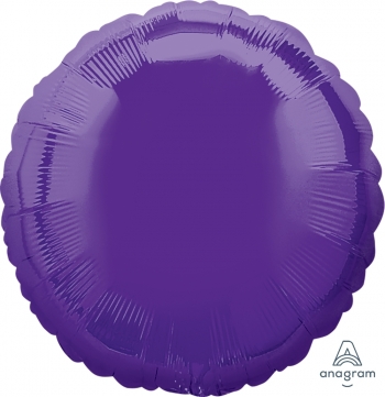 Foil Circle Purple balloon ANAGRAM