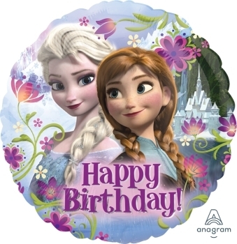 Foil - Disney Frozen Happy Birthday balloon ANAGRAM