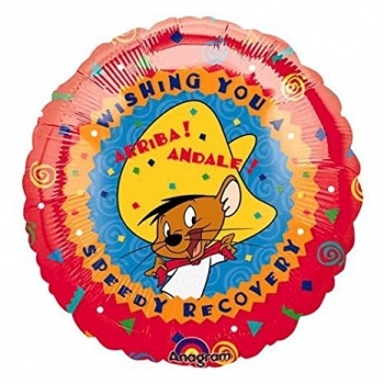 Foil - Get Well - Speedy Gonzalez balloon ANAGRAM