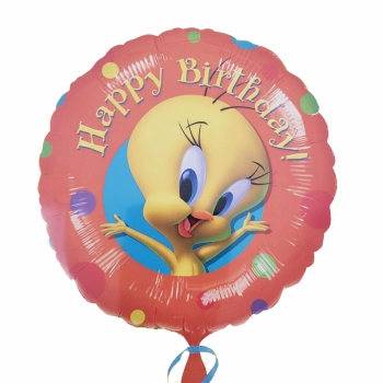 18" Foil - Happy Birthday Tweety & Spots balloon foil balloons
