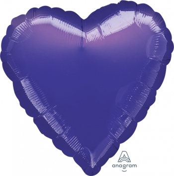 18" Foil Heart - Metallic Purple balloon foil balloons