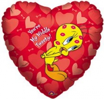 Foil Heart - You're My Tweety ANAGRAM