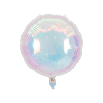 Foil Iridescent Circle Air-Fill balloon BRANDLESS