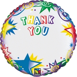 18" Foil - Thank You - "Add Your Name", letters sold separately balloon foil balloons