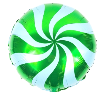 Green Candy Swirl balloon ECONO